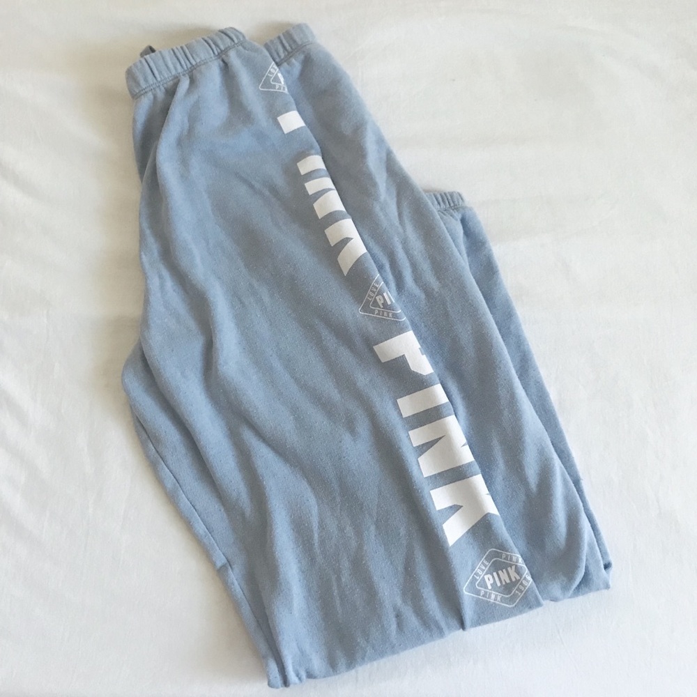 PINK Light Blue Sweats